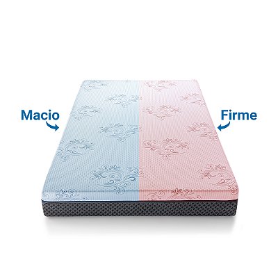 Colchão Casal 2Confortos LADO A LADO 138x188x20cm Molas Ensacadas Espuma D33 SDB Colchões