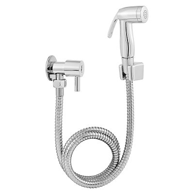 Ducha Higiênica Intima Bide Cromada Pop Chuveirinho - Duchapopc-58cromada