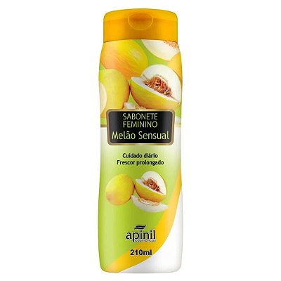 Sabonete Íntimo Líquido Feminino Aroma De Melão Sensual 210ml Apinil