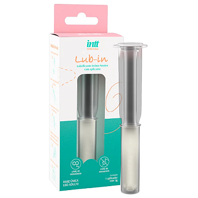 Lub-In Lubrificante Íntimo Neutro Com Aplicador 5ml Intt Wellness