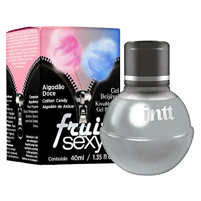 Fruit Sexy Gel Beijável Sabor Algodão Doce 40ml Intt