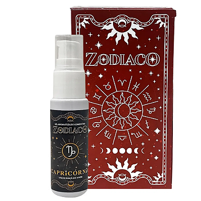 Zodíaco Capricórnio Gel Aromatizado Comestível 15g Pepper Blend