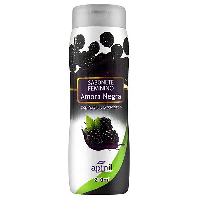 Sabonete Íntimo Líquido Feminino Aroma De Amora Negra 210ml Apinil