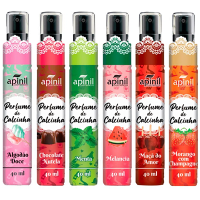 Perfume De Calcinha Aromático 40ml Apinil Cosméticos