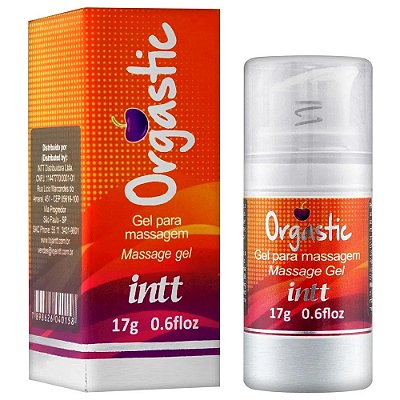 Gel Para Massagem Eletrizante Orgastic 17ml Intt