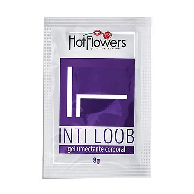 Gel Lubrificante Unissex Inti Loob Sachê 8g Hot Flowers