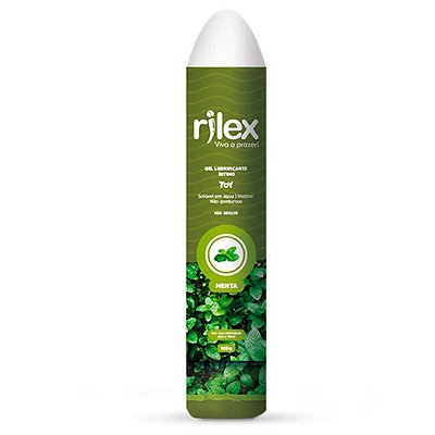 Gel Lubrificante Íntimo Toy Com Aroma De Menta 100g Rilex