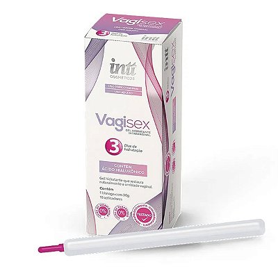 Vagisex Gel Lubrificante Hidratante Intravaginal 30g Intt