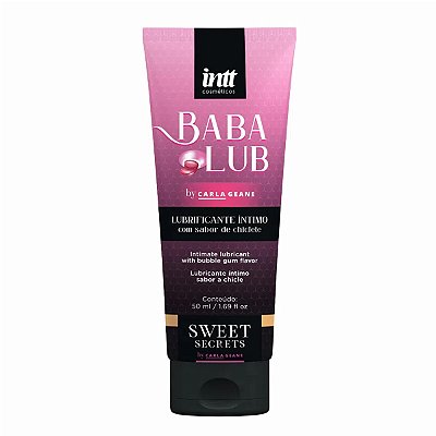 Babalub Lubrificante Beijável À Base D Água 50ml Linha Sweet Secrets Intt