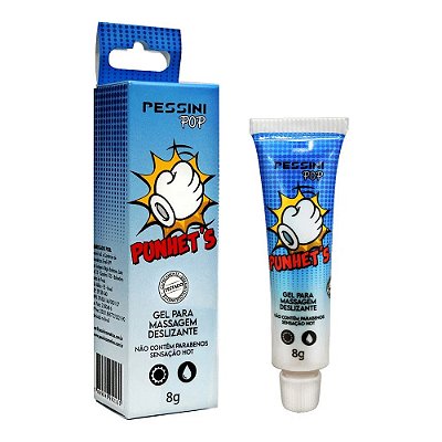 Punhet’s Gel Para Massagem Deslizante 8g Linha Pop Pessini