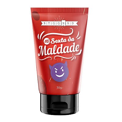 Sexta Da Maldade Gel Lubrificante Comestível 30g Linha Semana De Surpresas Pepper Blend