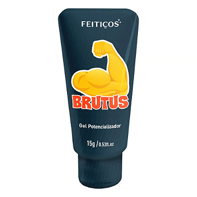 Brutus Gel Potencializador Masculino 15g Linha 10 De 10 Feitiços Aromáticos