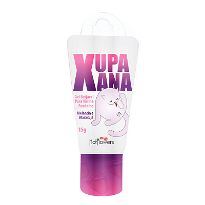 Xupa Xana Gel Beijável Para Virilha 15g Linha Xups Brasileirinhos Hot Flowers