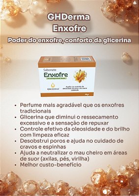 KIT 2 unidades Sabonete de Enxofre Glicerinado GHDerma