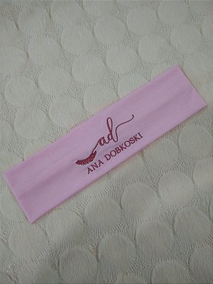FAIXA PARA MAQUIAGEM rosa bebê
