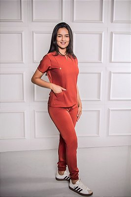 Scrub Ana - Terra cota