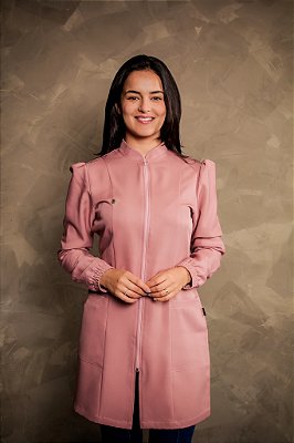 Jaleco Gabrielly manga longa - Rosé