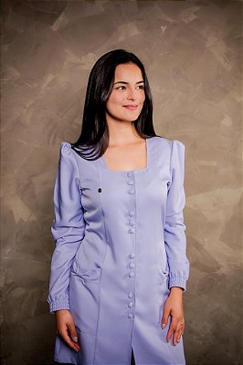 Jaleco Emilli manga longa - Lilás