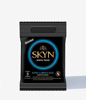 Preservativo Blowtex Sem Látex - Skyn Extra Lubrificado - 3 Unidades