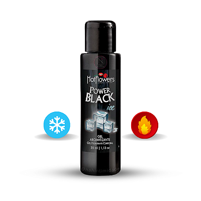 Gel Beijável Power Black Ice - Esquenta e Esfria - 35ml