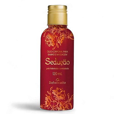Sedução - Óleo Corporal para Banho e Massagem - 120ml