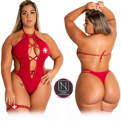 Fantasia Salva Vidas Hot Girl - Plus Size