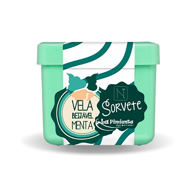 Vela de Massagem Beijável - Linha Sorvete Esfria - 50g