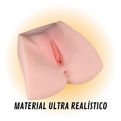 Masturbador em Cyberskin Vagina e Ânus Realísticos
