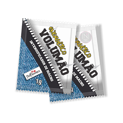 Energético Afrodisíaco em Pó Volumão Intensificador de Macho - Sachê 1g
