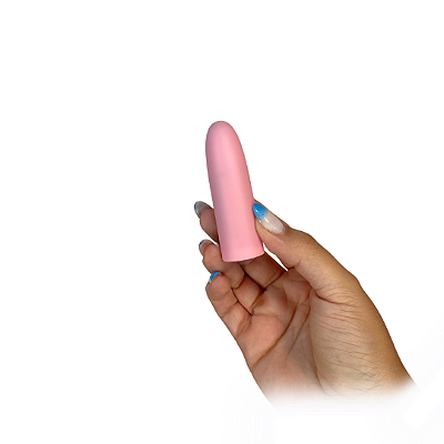 Vibrador Bullet com 10 Vibrações -  Recarregável
