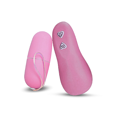 Vibrador Bullet Jump Egg em ABS 10 Vibrações com Controle Remoto - À Pilhas