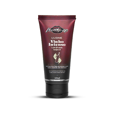 Lubrificante Beijável Lubme - Vinho Intenso - 60ml