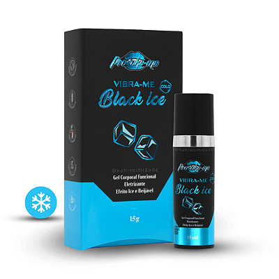 Vibrador Líquido - Vibra-Me Black Ice Esfria - 15g