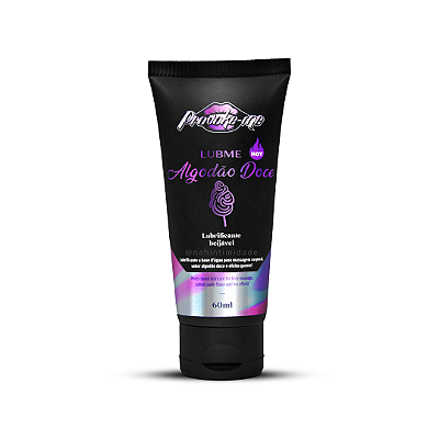 Lubrificante Beijável Lubme - Algodão Doce - 60ml