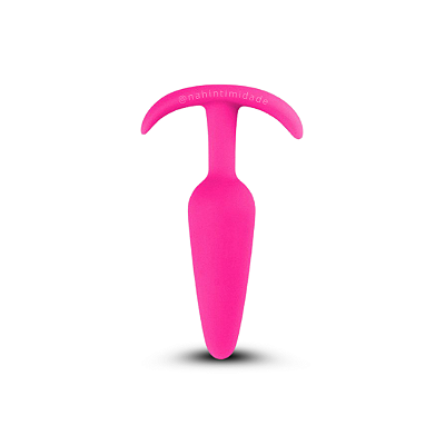 Plug Anal Cônico Totalmente em Silicone - 12,5x3cm