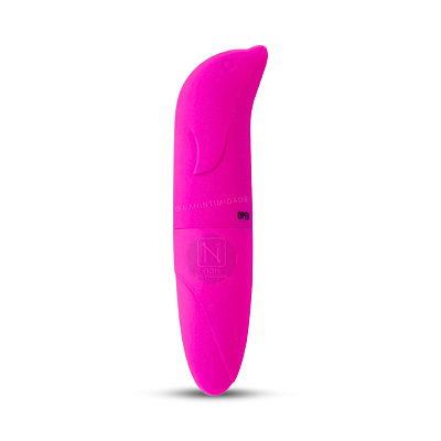 Vibrador Golfinho em ABS Aveludado - À Pilhas