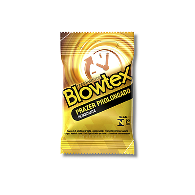 Preservativo Blowtex Prazer Prolongado Retardante - 3 Unidades