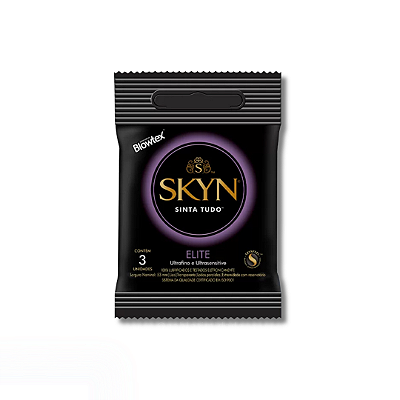Preservativo Sem Látex - Skyn Elite Ultrafino - 3 Unidades