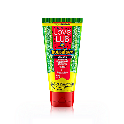Lubrificante Beijável Love Lub Bubbalove - Sabor Melancia - 60g