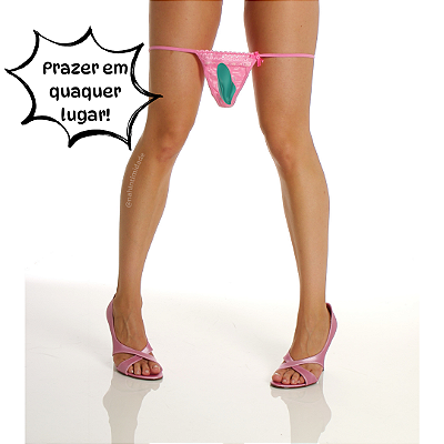 Manta - Vibrador de Calcinha Silencioso com Controle Remoto Recarregável