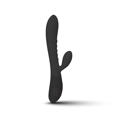 Vibrador de Ponto G e Clitóris 12 Vibrações - À Pilhas - Cor Preto