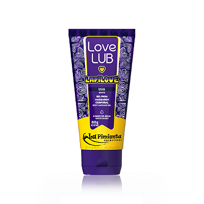 Lubrificante Beijável Love Lub Lapilove Sabor Uva - 60g