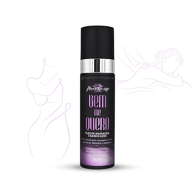 Bem Me Quero - Óleo de Massagem e Banho Lush - 120ml