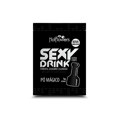 Sexy Drink - Pó Mágico Energético Afrodisíaco Extra Forte - Sachê 1g