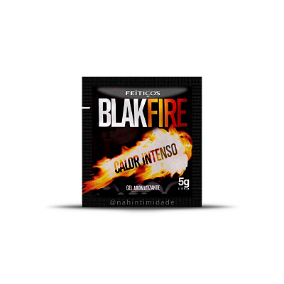 Gel Beijável Blak Fire Calor Intenso em Sachê - 5g