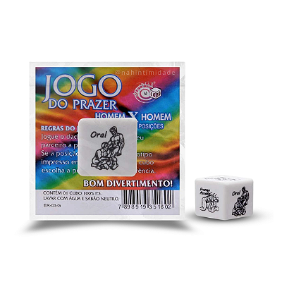 Dado Jogo do Prazer - Homem x Homem