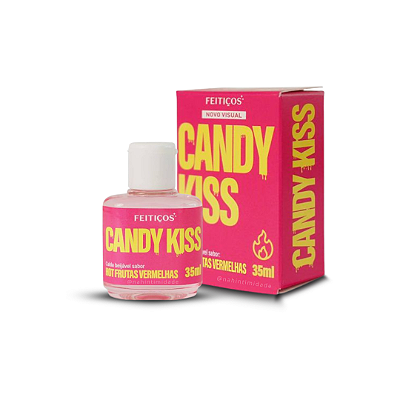Gel Beijável Candy Kiss - Frutas Vermelhas Hot - 35ml