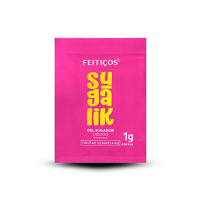 Sugalik - Gel Sugador em Sachê - Frutas Vermelhas - 1g