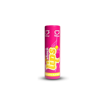 Shock Lips - Gloss Beijável Eletrizante Sabor Chiclete