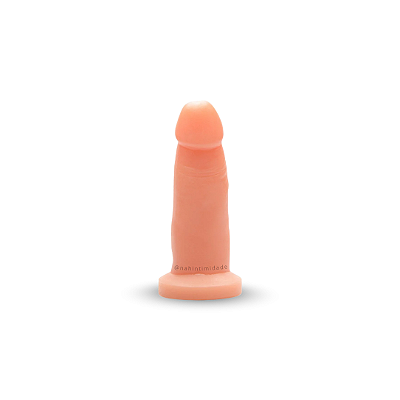 Pênis Realístico Pequeno de Borracha - 11x3cm - Bege